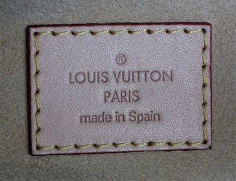 louis vuitton made in spain è originale